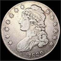 1836 Capped Bust Half Dollar LIGHTLY CIRCULATED