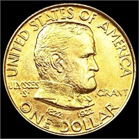 1922 Grant Rare Gold Dollar GEM BU