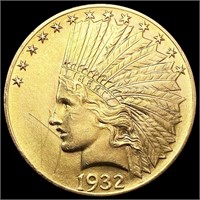 1932 $10 Gold Eagle CHOICE BU