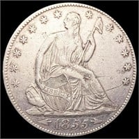 1855-O Seated Liberty Half Dollar LIGHTLY