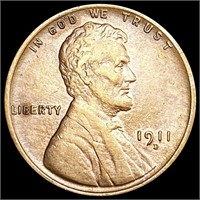 1911-D Wheat Cent CLOSELY UNCIRCULATED