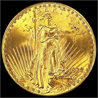 1928 $20 Gold Double Eagle CHOICE BU
