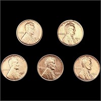 (4) Wheat Cents (1915-D, 1919-S, 1920-S, 1924-S,