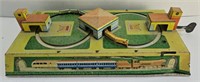 (B) Vintage German Key Wind Double Train Playset