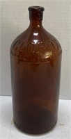 (B)   
Vtg. Clorox 32oz Brown Glass