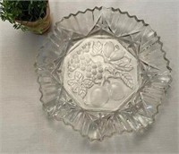 USED $50 Vintage Pioneer Pattern Glass Bowl Fruit