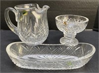 (B)   
Waterford Crystal Ice Lip Water Pitcher,