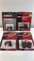 (4) CASE IH ERTL DIE CAST TRACTORS 1/64