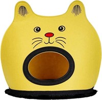NEW $40 Cat House Cat Tent Cat Cave (Yellow)