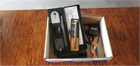 Magnet tools, stopwatch, pocket knife
