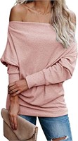NEW $36 (M) Women's Off The Shoulder Sweatshirt