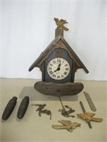 Vtg. New England American Cuckoo Clock