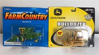 (2) JOHN DEERE ERTL DIE CAST TOYS 1/64