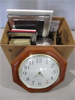 Picture Frames & Wall Clock