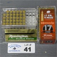 Hornady 17 HMR 50 Rounds - Remington 17 HMR