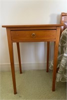 Early Pine Canadiana Single Drawer Table