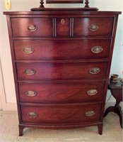 Malcolm Mahogany Finish Chest of Drawers