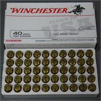 Winchester 40 S&W FMJ 165 Gr. 50 Rounds