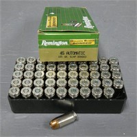 Remington 45 Auto 185 GR. BJHP BONDED 50 Rds