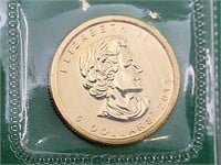 1/10 OZ  Pur Canada  Fine Gold Coin