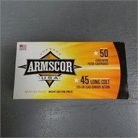 Armscor 45 Long Colt Cowboy 255 Gr. 50 Rounds