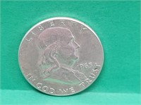 1963 Silver Franklin Half Dollar Coin