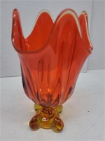 Viking 10" MCM Ruffled Vase