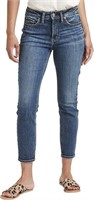 NEW $80 (25w/27L) Mid Rise Skinny Crop Jeans