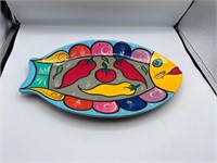 Mexico colorful fish hanging wall decor