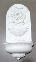 Ceramic 2 part wall urn - 21 x 9