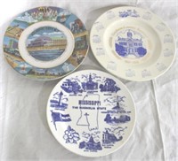 3 Piece Lot of Collector Plates