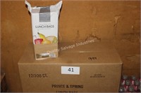 2-12ct brown paper lunch bags