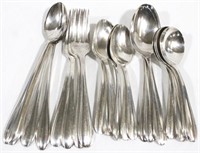 21 pc. Silver Plated Flatware Set