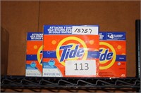 3-56oz tide powder laundry detergent 40 load