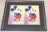 Andy Warhol Mickey Mouse Print