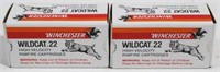2 Full Boxes of Winchester Wildcat .22 Ammo