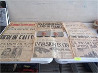 11 Newspaper Front Page Prints