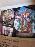 Assorted Children's VCR Movies & Box of DVD's
