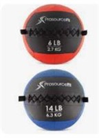 Prosource Soft Medicine Balls For Crossfit Wall