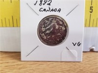 1892 canada 25 cent