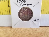 1905 canada 25 cent