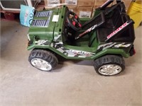 Raptor Power Wheels Untested W/ 2 Batteries And