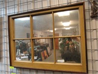 Window Frame Enclosed 6 Panel Mirror