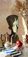 Doldov, Vadim Still Life with Figurine, Urn and Ap
