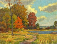 Fisher, Roy River Landscape 11" x 14" (27.94 x 35.