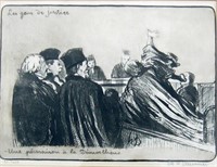 Daumier, Honore Une peroraison a la Demosthene 8"