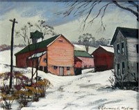 McCoy, Lawrence R. Cloudy Winter Day 8" x 10" (20.
