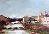 Perry, Roy Weirs on River 13" x 18.5" (33.02 x 46.