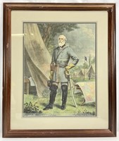 Framed Robert E Lee Print