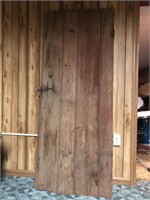 Primitive Latch Hook Door, 76” T x 30” W
